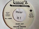 Rockabilly Walter Brown; Alley Cat / Jelly Roll Rock on LUNAR #2 rare DJ reissue