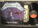 METALLICA RIDE THE LIGHTNING ORIG 1984 LP INNER SPEED METAL ELEKTRA CLIFF BURTON