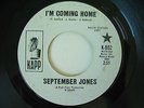 RARE ( NORTHERN SOUL PROMO 45 )  SEPTEMBER JONES - I'M COMING HOME - KAPP - VG+