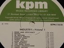 KPM 1161 LIBRARY LP   INDUSTRY VOL 1   BRIAN BENNETT LAMONT GRAY HICKS RICHMOND