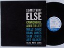 CANNONBALL ADDERLEY Somethin' Else BLUE NOTE 1595 LP NY USA