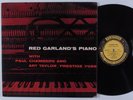 RED GARLAND W/PAUL CHAMBERS & ART TAYLOR Red Garland's Piano PRESTIGE LP W. 50