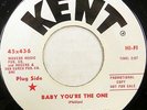 MARVIN & JOHNNY 45 Baby You're the One KENT Soul R&B Promo NEAR MINT #BB1399