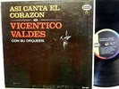 ViCENTiCO VALDES asi canta el corazon LP Seeco Latin Bolero Guaracha Cumbia