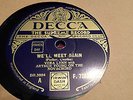 VERA LYNN WE'LL MEET AGAIN & LATER ON. ARTHUR YOUNG NOVACHORD DECCA F7268