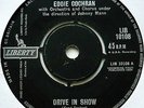 EDDIE COCHRAN - DRIVE IN SHOW  U.K. LIBERTY VG £7