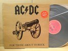 AC/DC - FOR THOSE ABOUT TO ROCK LP - ALBERT PRODUCTIONS- OZ HARD ROCK METAL 1981