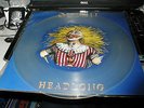 QUEEN HEADLONG  . LIMITED EDITION UK PICTURE DISC  CLEAR VINYL