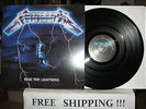 METALLICA - RIDE THE LIGHTNING  424572-1 W/INSERT VERY RARE  NM VINYL