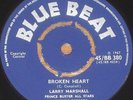 Larry Marshall Prince Buster- Suspicion / Broken Heart  UK Blue Beat 45