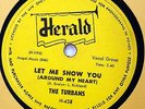 the TURBANS 78 Let me show you / When you dance HERALD 1955 Doo Wop w135