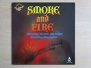 JIMMY PAGE JEFF BECK JOHN BONHAM etc Smoke And Fire UK vinyl LP Thunderbolt Reco