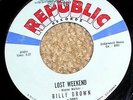 Excellent 1960s Teen Rockabilly 45 - BILLY BROWN 