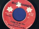 1329 DAVID MCINTOSH & HIS BROTHERS-TRYING TO BE NICE-BIG THREE--REGGAE 45 7