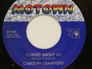 CAROLYN CRAWFORD forget about me 45 on MOTOWN -- northern soul -- HEAR