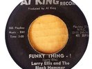 FUNK 45 - LARRY ELLIS & THE BLACK HAMMER - FUNKY THING 1 & 2 - AL KING LABEL