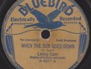 **RARE** Leroy Carr - When The Sun Goes Down / Ain't It A Shame (Bluebird 1935)