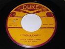 Little Junior Parker: I Wanna Ramble / Backtracking 45 Original