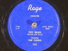 78 RPM -- The Capris, Rage 101, E- / V+