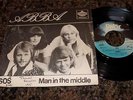 ABBA SOS b/w Man In The Middle 45 w/ PS Rare Norway Polar Music Issue Early
