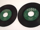 2--RARE-1950s RODEO 45 RPM RECORDS- # 128 & # 129 by BILLIE LUKE & DON RAY