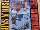 Guns N' Roses - Appetite For Destruction - banned sleeve and rare sticker sheet