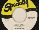 Rhythm Blues R&B soul 45  MONITORS “Mama Linda” on SPECIALTY orig ’58 nice HEAR