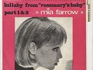 French SP OST Rosemary's baby lullaby Mia Farrow Krzysztof Komeda Near MINT