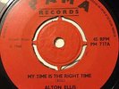 ALTON ELLIS MY TIME IS THE RIGHT TIME  MINT DEADSTOCK PAMA ROCKSTEADY