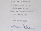 RARE FIND -THE JAZZ SCENE - NORMAN GRANZ 6x12