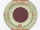 THE FOUR SPARKS Kim on Cathay Rockabilly 45 Hear