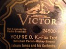 HOT DANCE ISHAM JONES Or Victor 24500 You're OK/Roll Out of Bed CLEAN