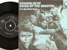 CANNED HEAT GOING UP THE COUNTRY DANISH 45+PS 1968 BLUE VARIATION PS PSYCH ROCK
