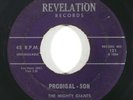 Black Gospel 45 MIGHTY GIANTS Prodigal-Son/Stop By Here on Revelation