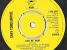 RARE NORTHERN-GARY TOMS EMPIRE-LOVE ME RIGHT/DRIVE MY CAR-UK EPIC