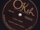 78 RPM - Fiddlin' John Carson - OKEH 40119 - I Got Mine & The Cat Came Back