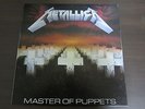 Metallica Master Of Puppets Lyric Back Cover Vinyl LP