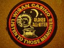 ORIGINAL NORTHERN SOUL PATCH-WIGAN CASINO-LISTEN TO THOSE MEMORIES-OLDIES -EX