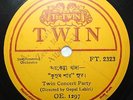 India Instrumental Orchestra Twin Concert Party 78 Rpm Made India FT 2323 r369