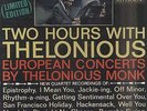 Thelonious MONK Two hours with US 2 LPs RIVERSIDE 9460/1