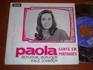 EUROVISION - PAOLA - BONJOUR BONJOUR , PORTUGAL EP SUNG PORTUGUESE SWISS DECCA