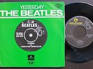 THE BEATLES SINGLE MADE IN PORTUGAL 45 PS 7 * YESTERDAY *