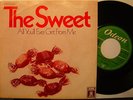 THE SWEET All you'll ever get from me Single 7 45 ODEON  MINT