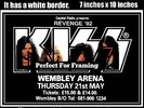 Kiss live concert at Wembley Arena London 21st of  May 1992 A4 size poster print