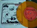U2 THREE – OUT OF CONTROL – RARE 7” ORANGE VINYL