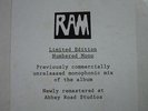 Paul McCartney - Ram Mono 180 Gram LP Limited Edition - NEW/SEALED - Beatles