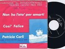 PATRCIA CARLI Non Ho L'eta' Per Amarti Danish 45PS 1964 Eurovision Cover