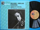 Emi Brahms Sibelius Violin Con. Ginette Neveu Dobrowen Susskind NM
