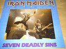 IRON MAIDEN - SEVEN DEADLY SINS RARE LIVE LP 1988 GERMANY HEAVY METAL