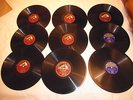 AL BOWLLY 10 x 78 RPM - RAY NOBLE AND HIS ORCHESTRA - ROY FOX AND HIS BAND